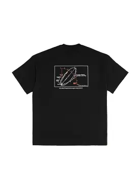 & Garbstore Moon T-shirt Black