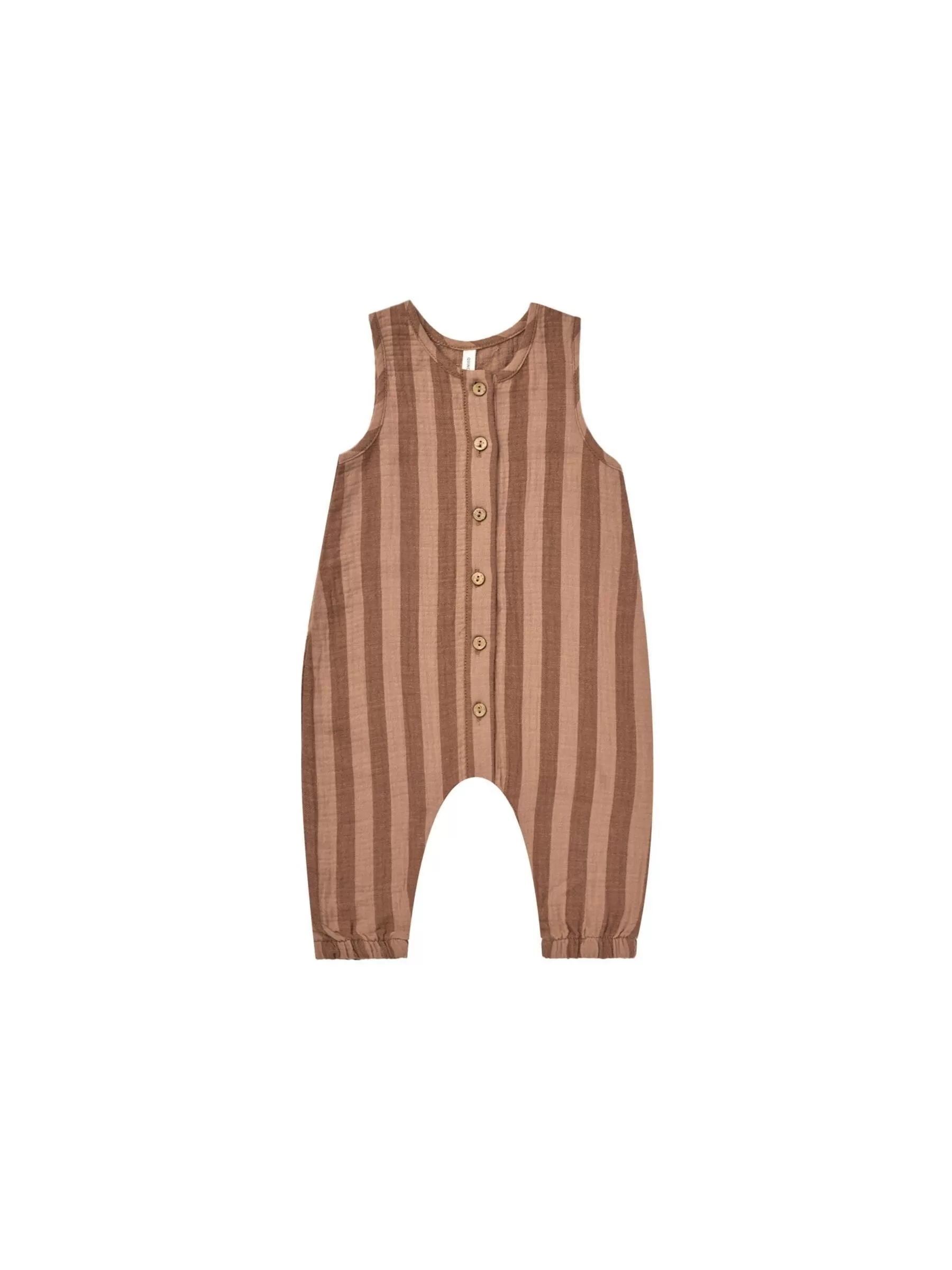 [50%OFF] woven jumpsuit | retro stripe