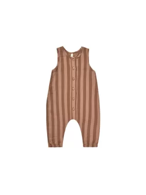 [50%OFF] woven jumpsuit | retro stripe