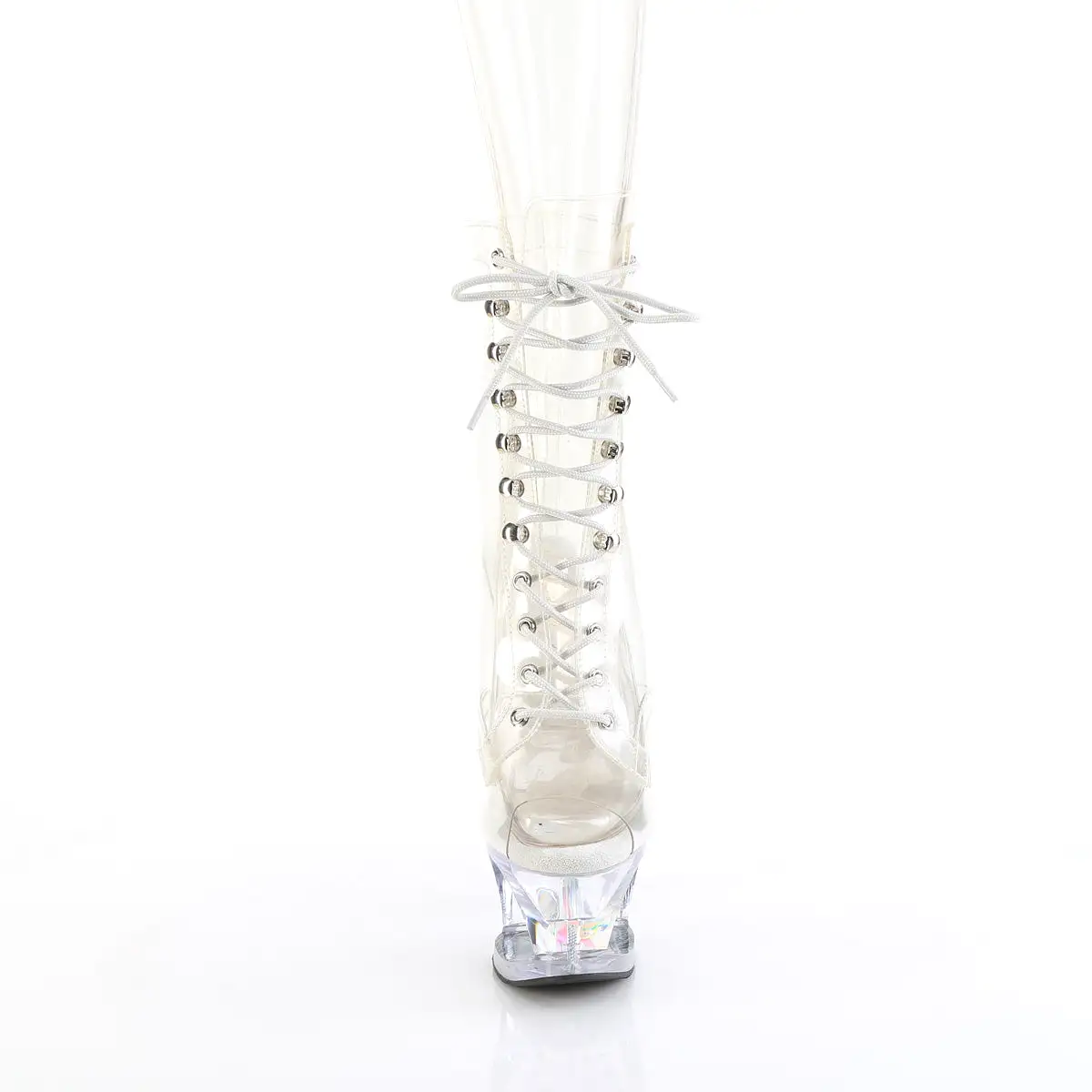 7 Inch Heel MOON-1021C-DIA Clear