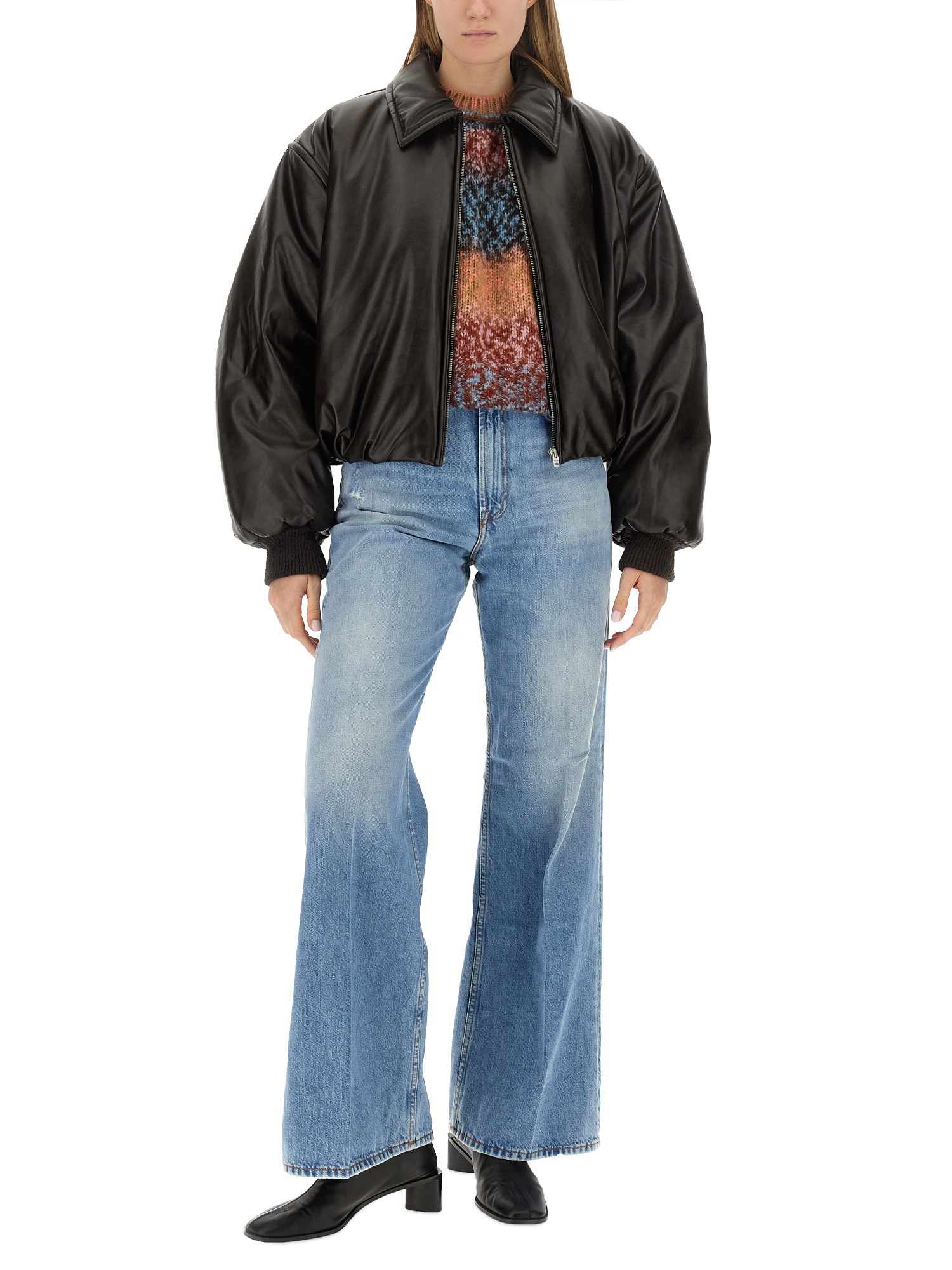 ACNE STUDIOS    RELAXED FIT COTTON DENIM JEANS