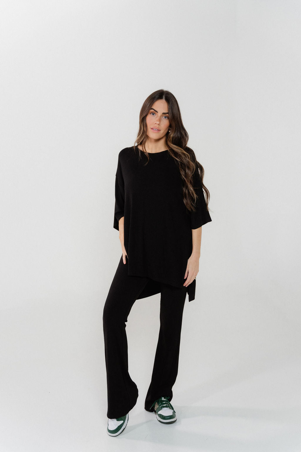 All Weekend Long Pant Set Black