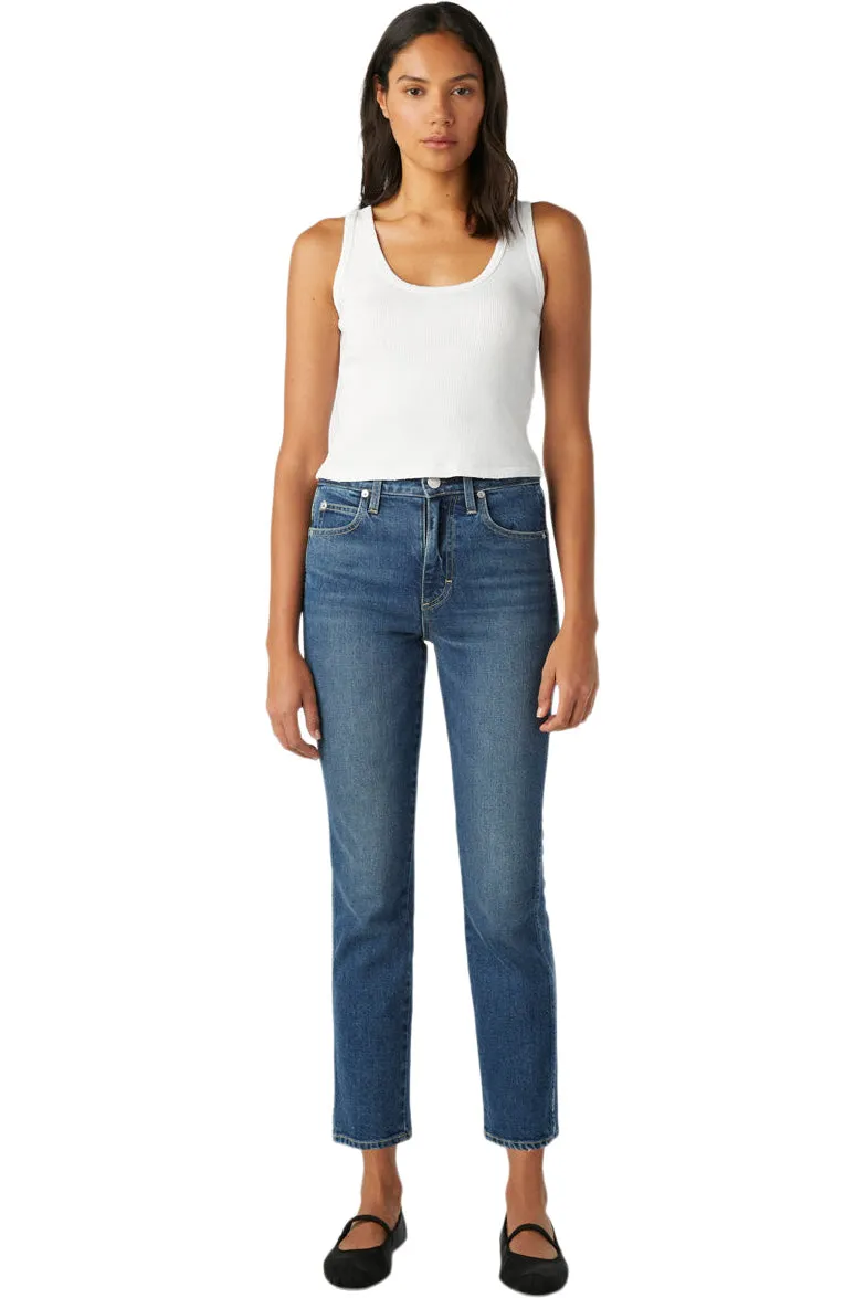 AMO Denim Chloe Cropped Jeans in Crush