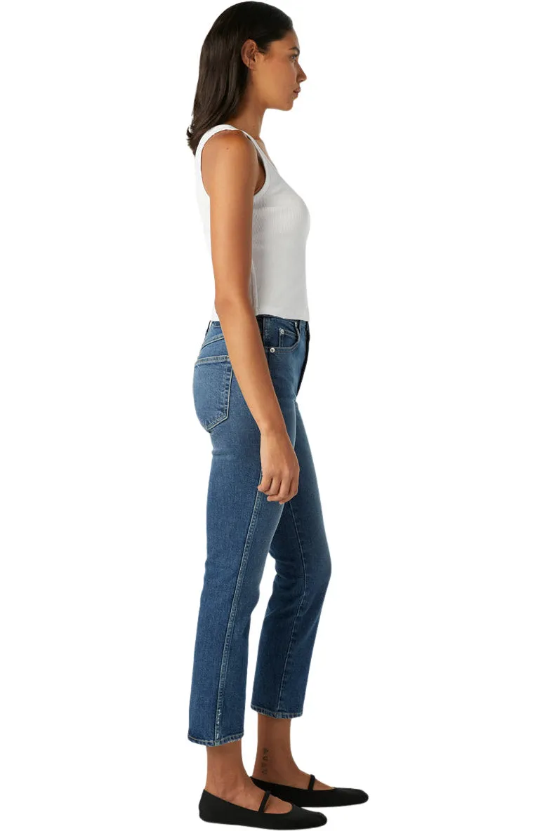 AMO Denim Chloe Cropped Jeans in Crush