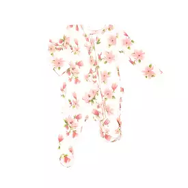 Angel Dear - Sweet Magnolias Ruffle Zipper Footie