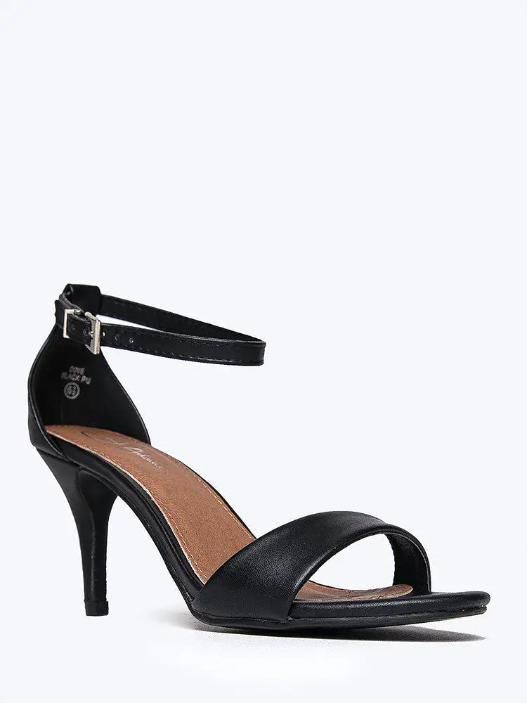 Ankle Strap Kitten Heels