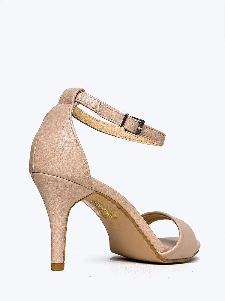 Ankle Strap Kitten Heels