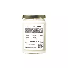 Apotheke Fragrance Glass Jar Candle Lick Me All Over