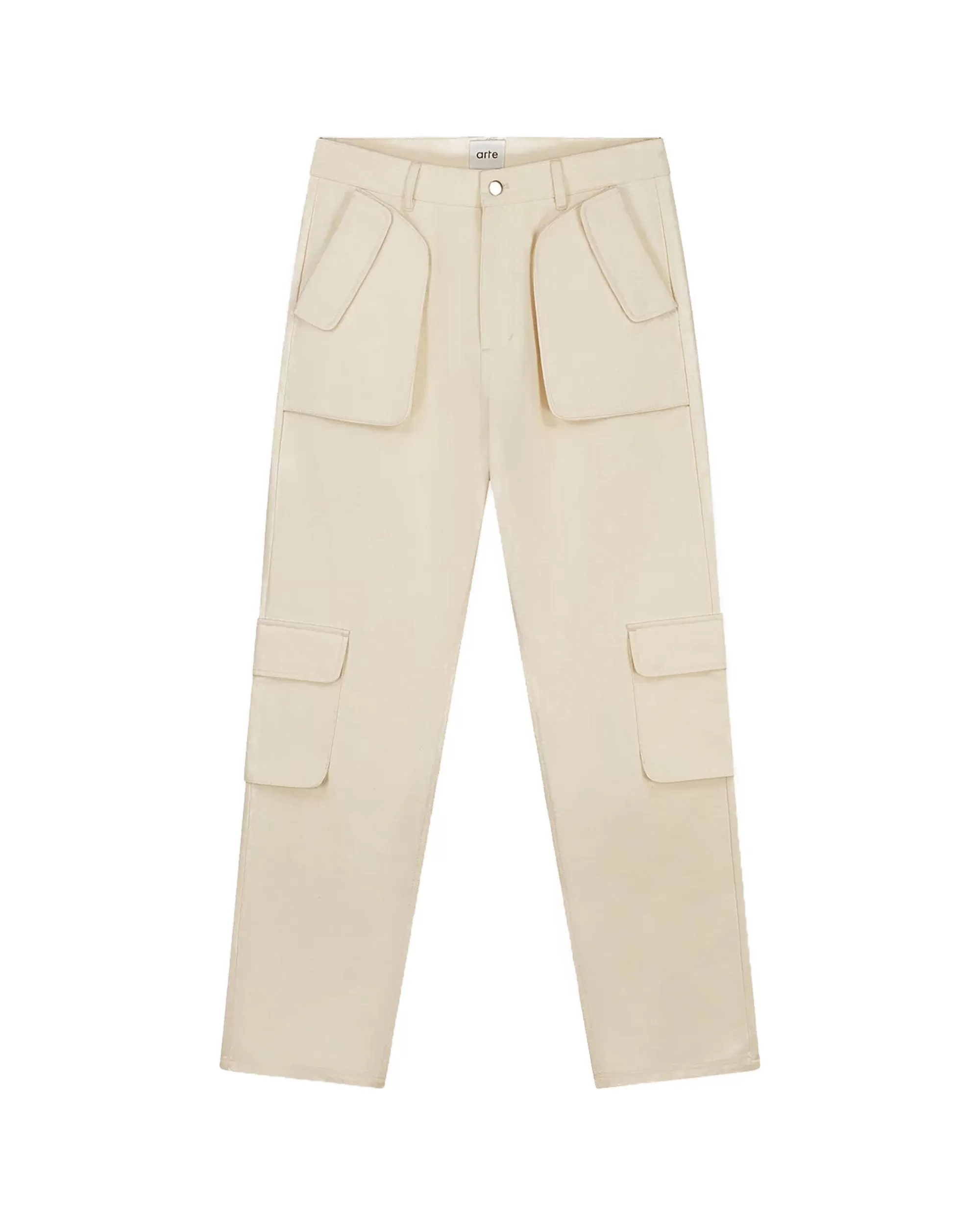 Arte Antwerp Jaden Cargo Pants Cream