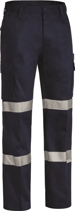 BISLEY Double Taped Biomotion 100% Cotton Drill Cargo Work Pants 310gsm