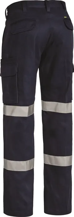 BISLEY Double Taped Biomotion 100% Cotton Drill Cargo Work Pants 310gsm