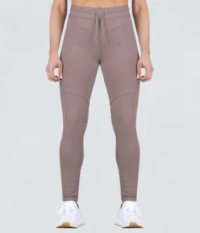 Born Tough Contoured Rose Athletic Tracksuit Jogger Leggings for Women