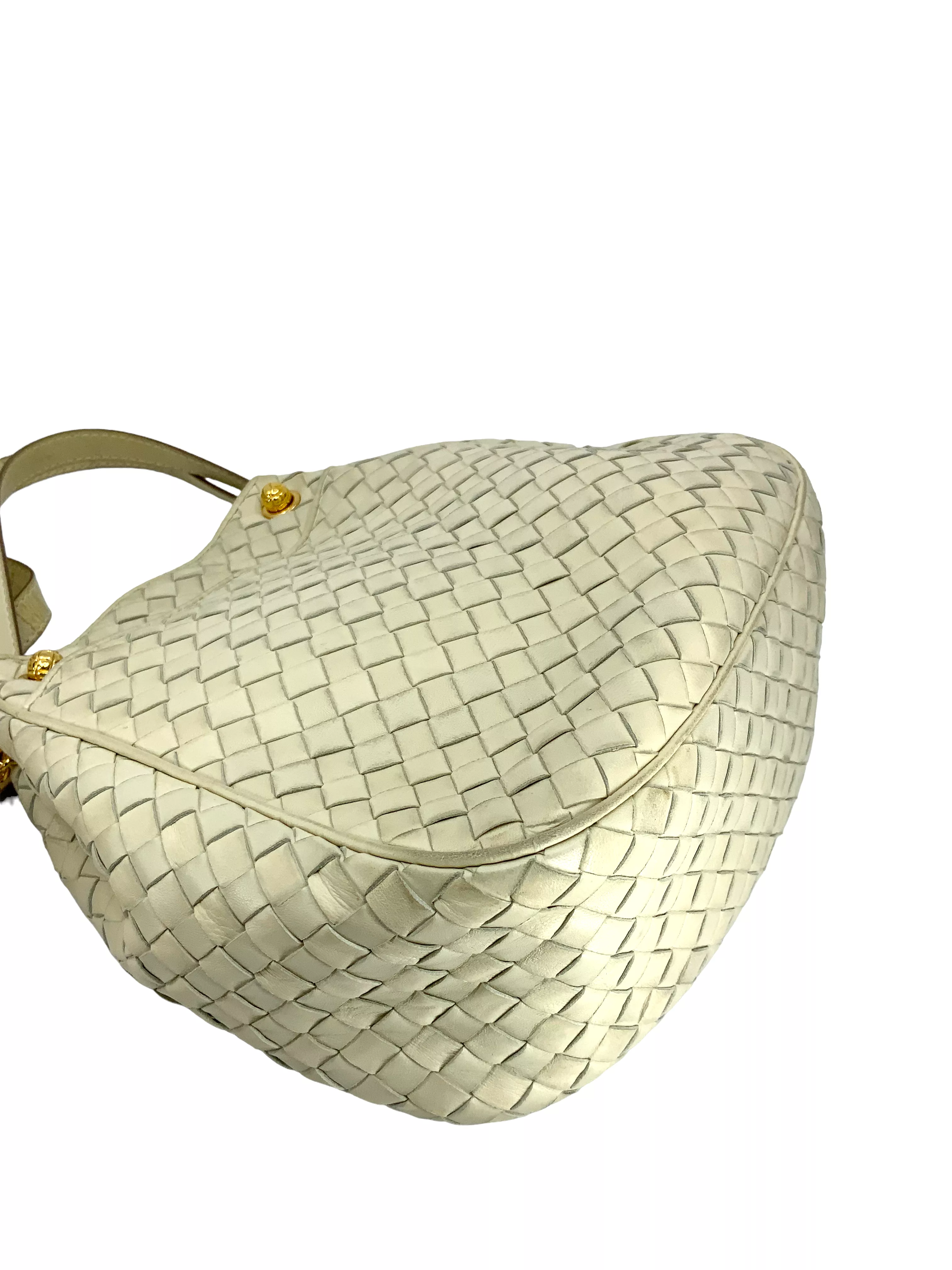 Bottega Veneta Vintage Woven Leather Shoulder Bag