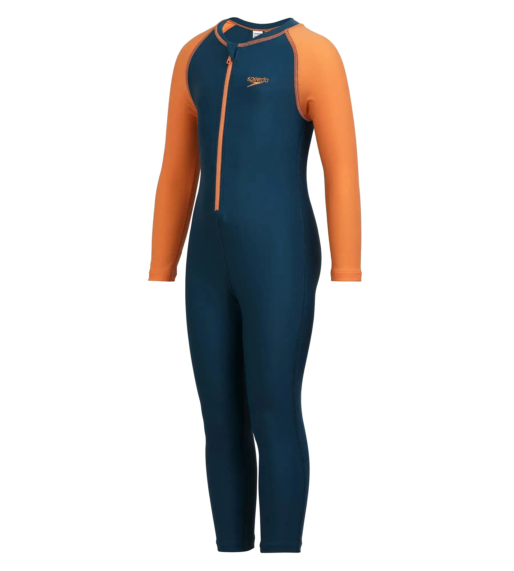 Boy's Endurance All in one suit   - Darkteal  &  Sweet Apricot