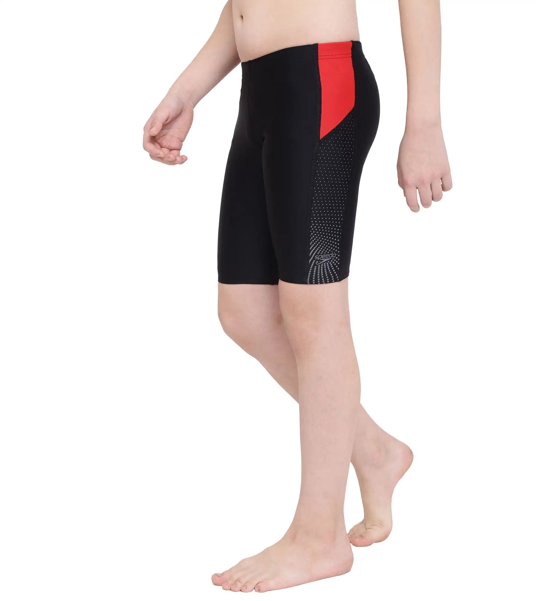 Boy's Endurance Dive Jammer - Black  &  Fed Red