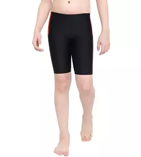 Boy's Endurance Dive Jammer - Black  &  Fed Red