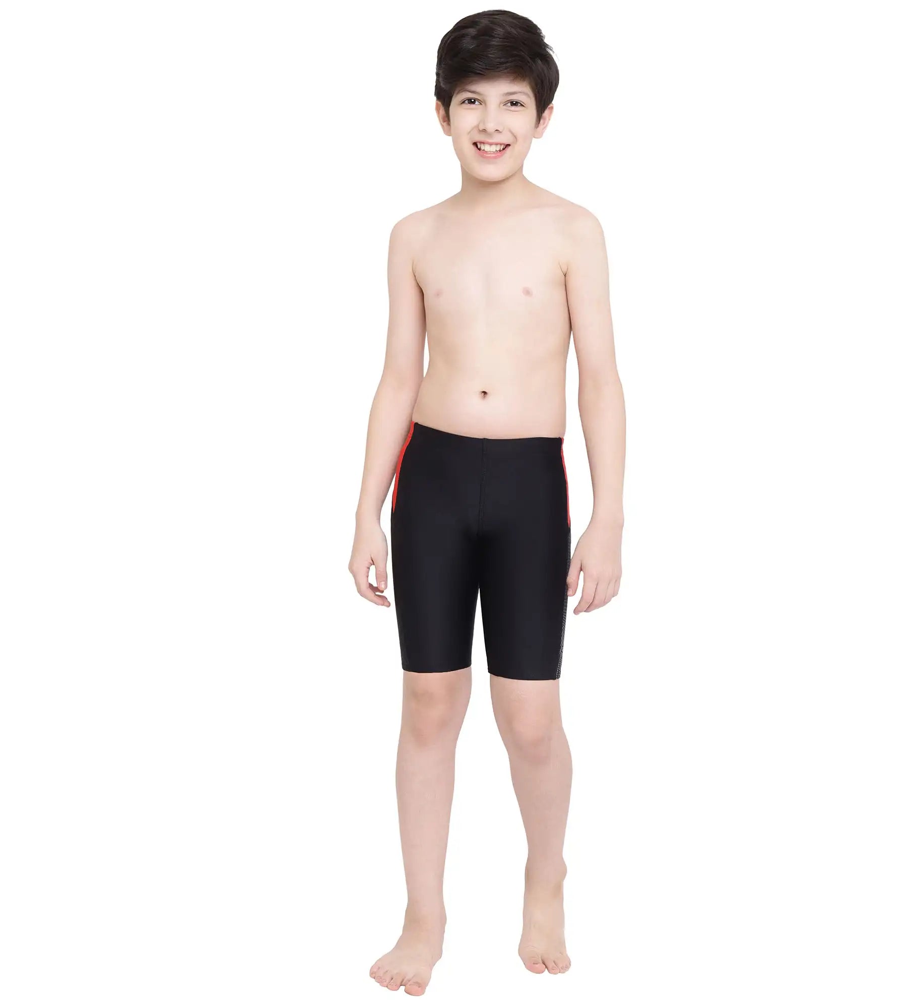 Boy's Endurance Dive Jammer - Black  &  Fed Red