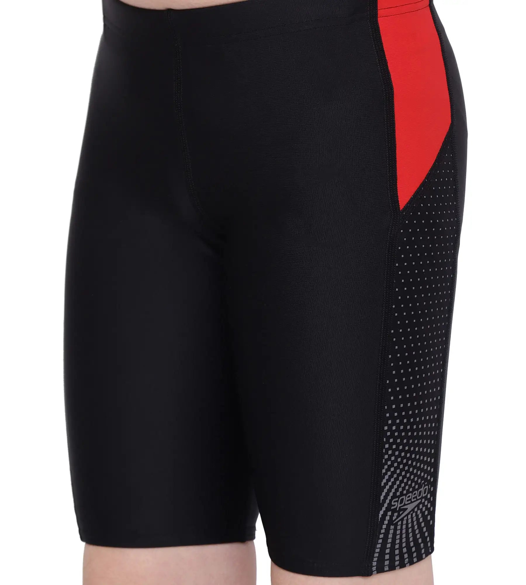 Boy's Endurance Dive Jammer - Black  &  Fed Red