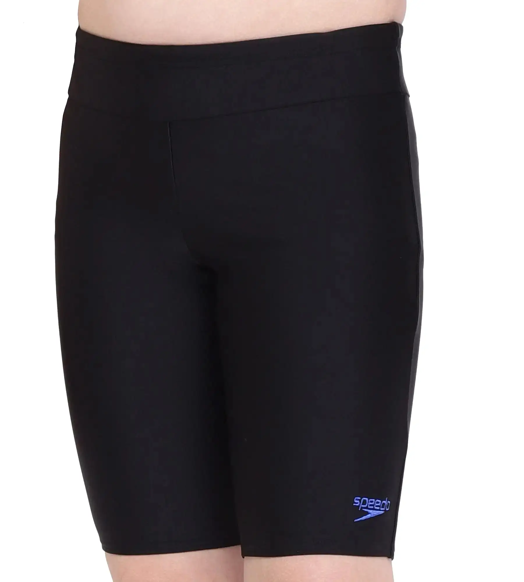 Boy's Endurance Essential Houston Jammer - Black  &  Blue Flame