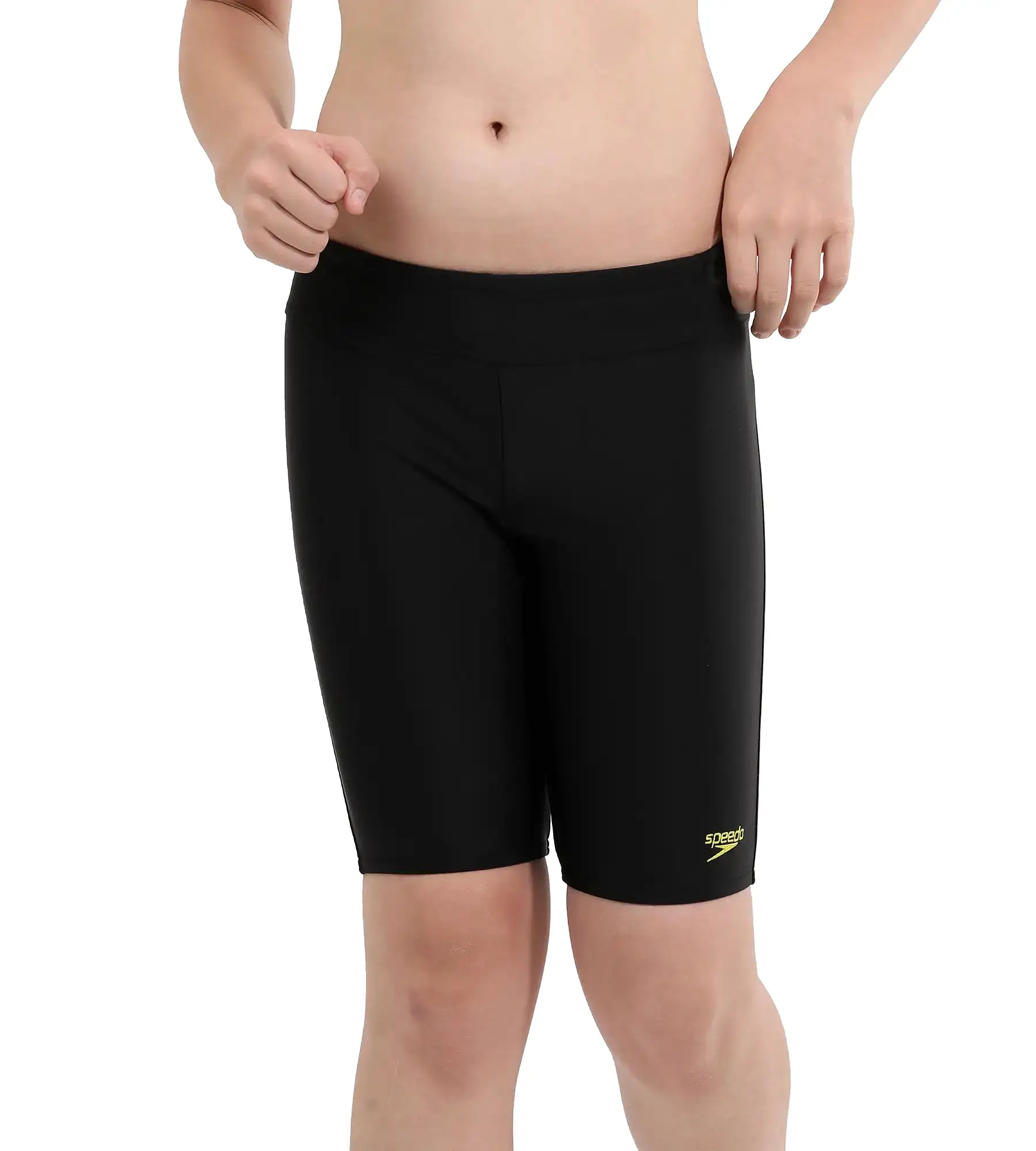 Boy's Endurance Essential Houston Jammer - Black  &  Lemon Drizzle