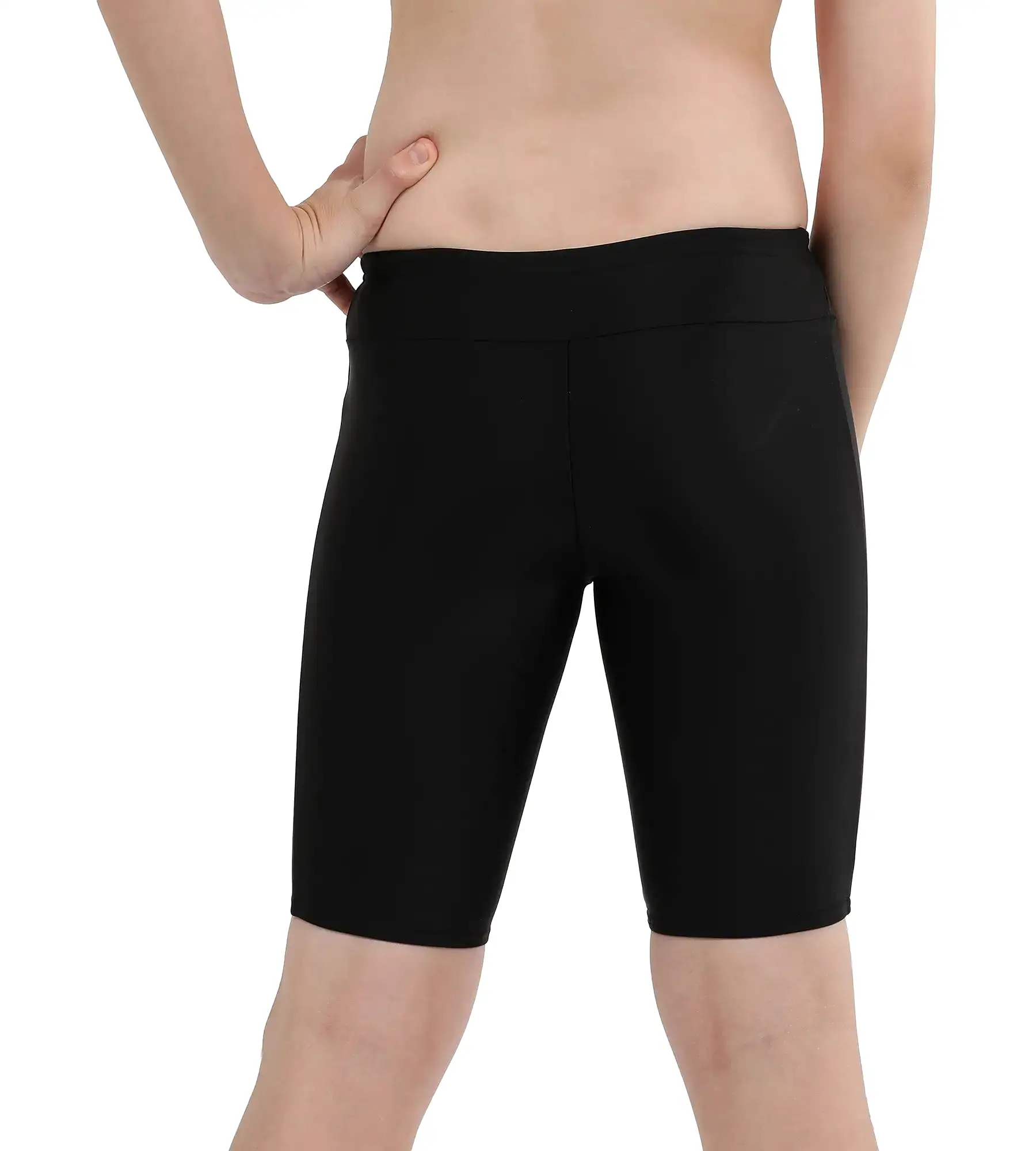 Boy's Endurance Essential Houston Jammer - Black  &  Lemon Drizzle