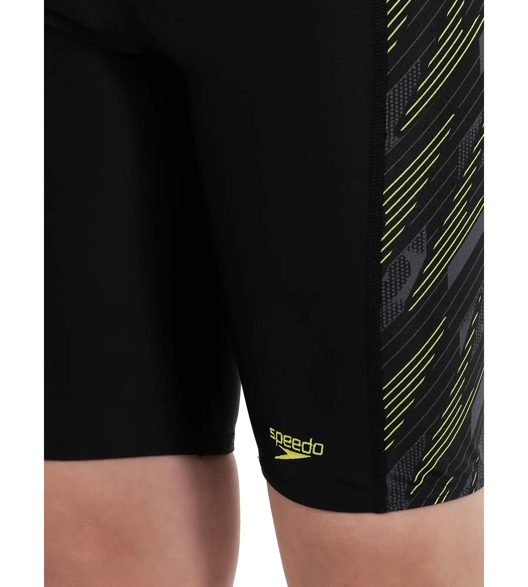 Boy's Endurance Hyper Boom Jammer - Black  &  Lemon Drizzle