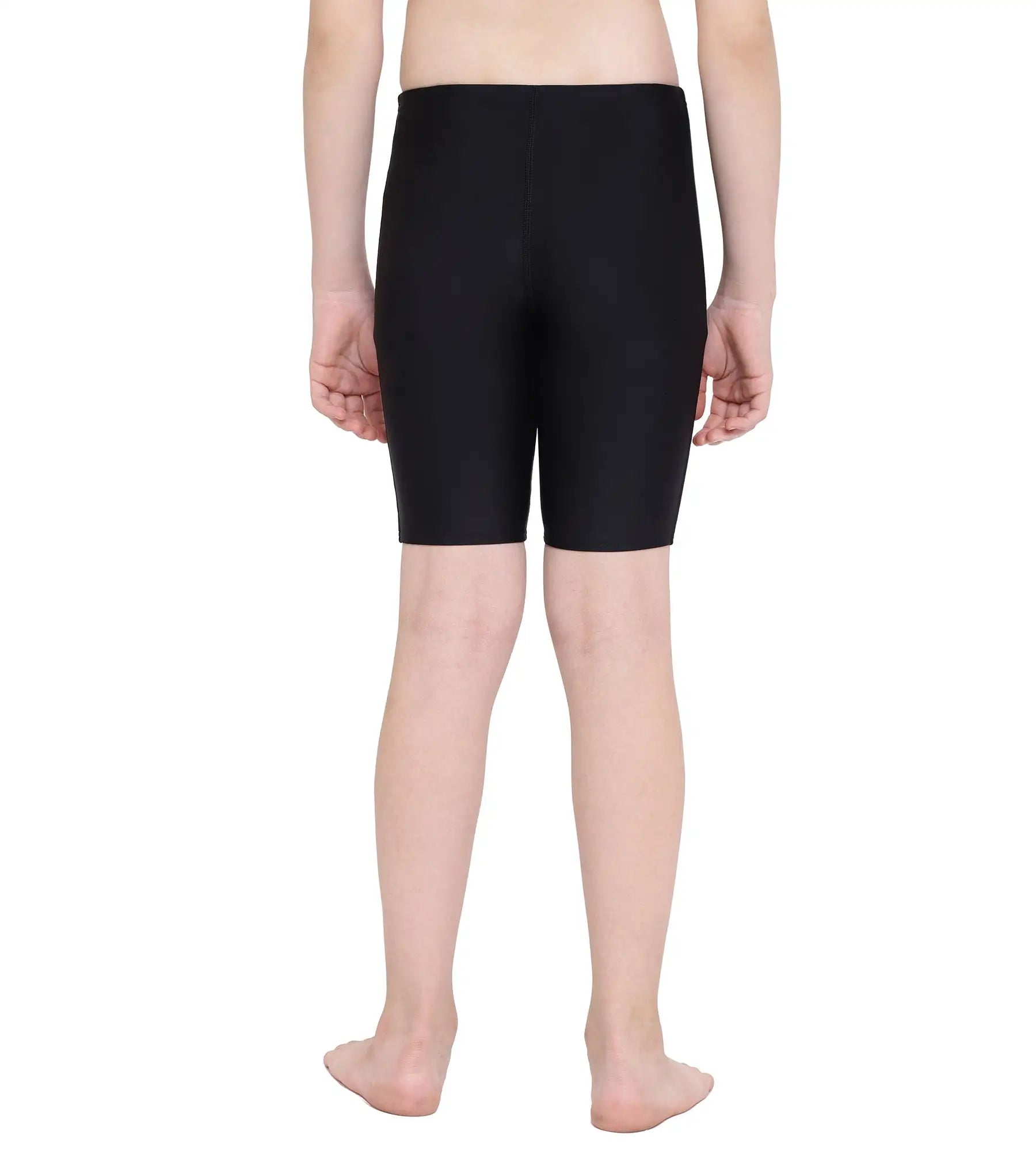 Boy's Endurance Medley Logo Jammer - Black  &  Aquarium