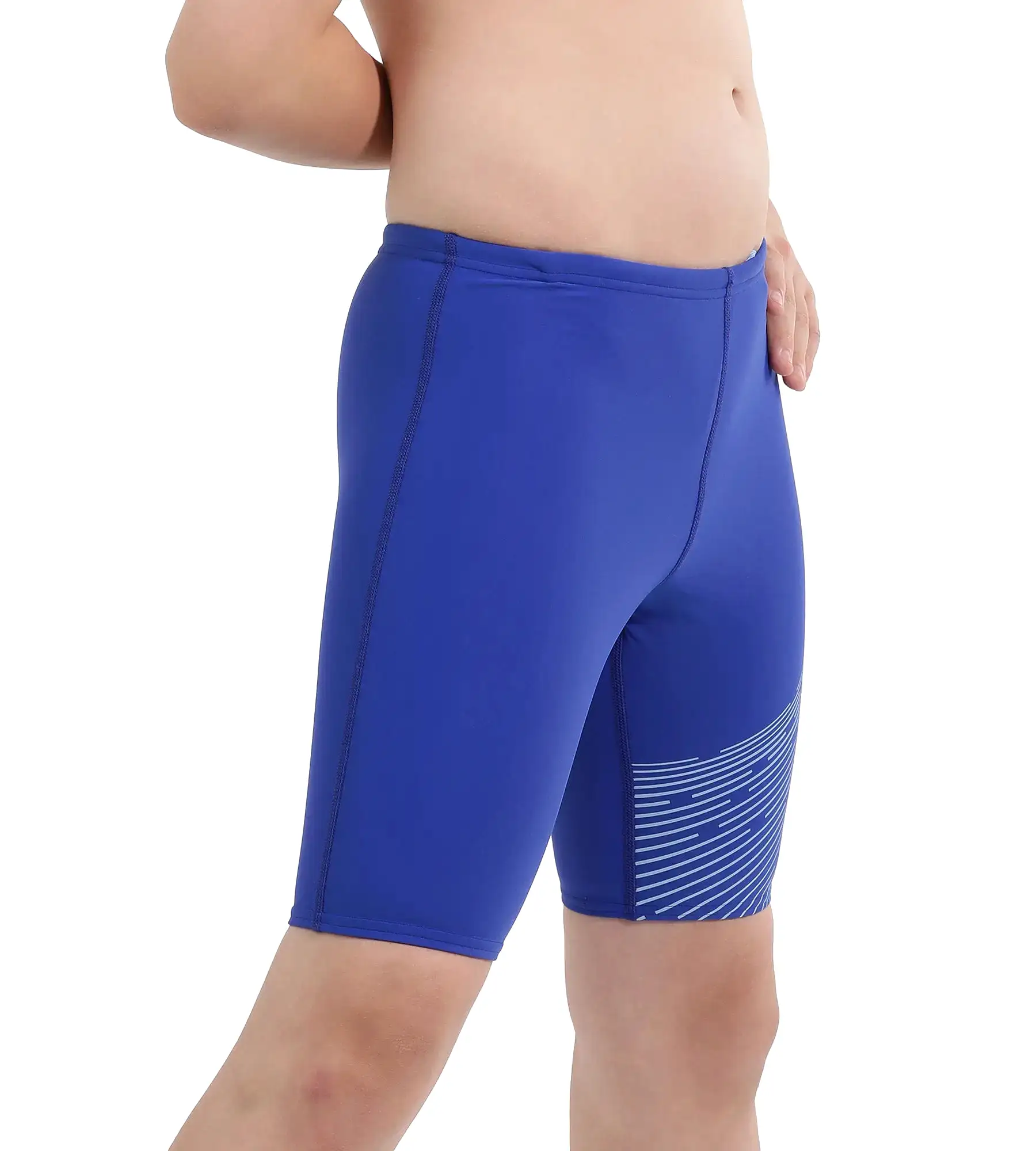 Boy's Endurance Medley Logo Jammer - True Cobalt  &  Curious Blue