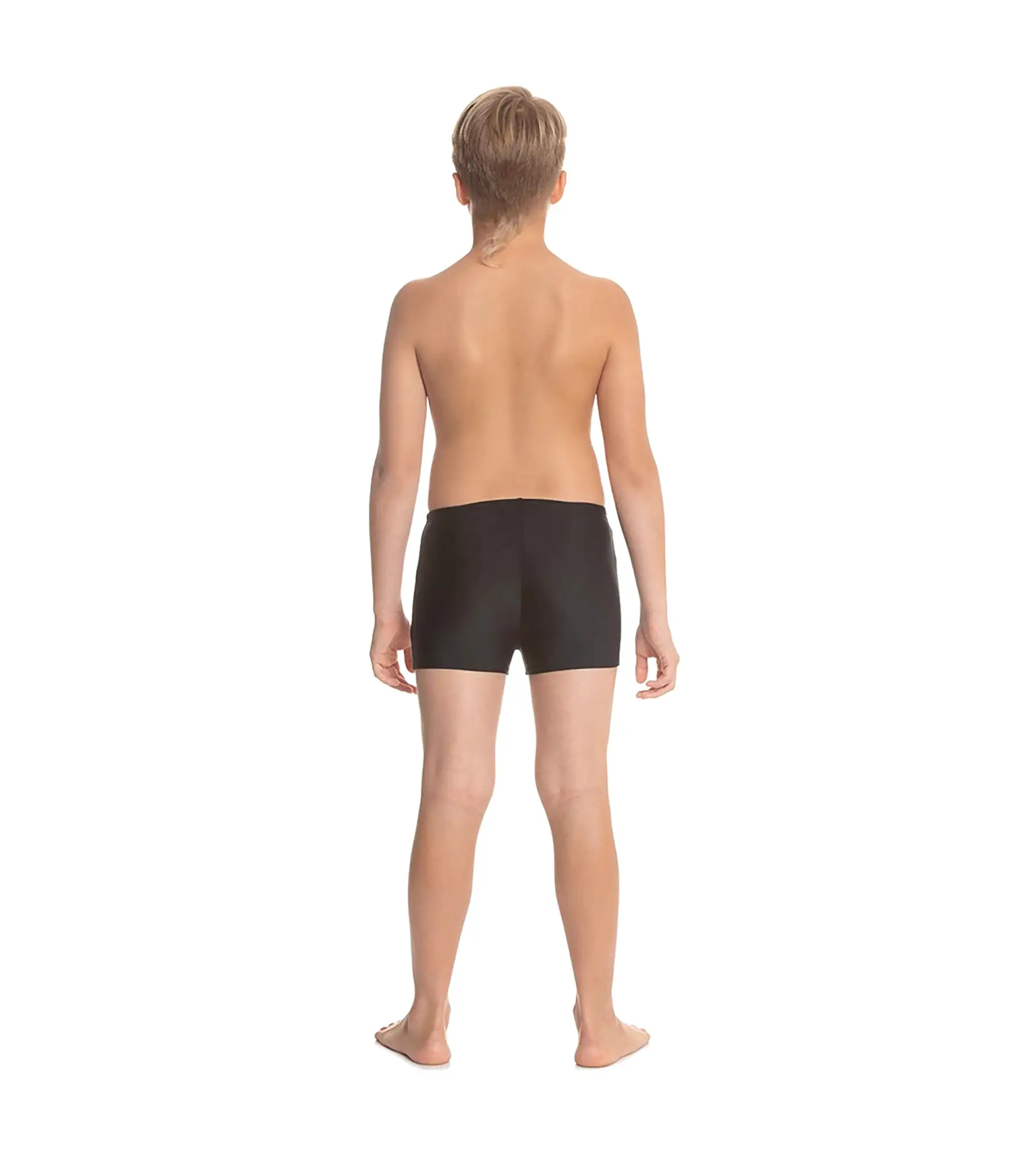 Boy's Endurance Tech Placement Aquashort - Black & Phoenix Red