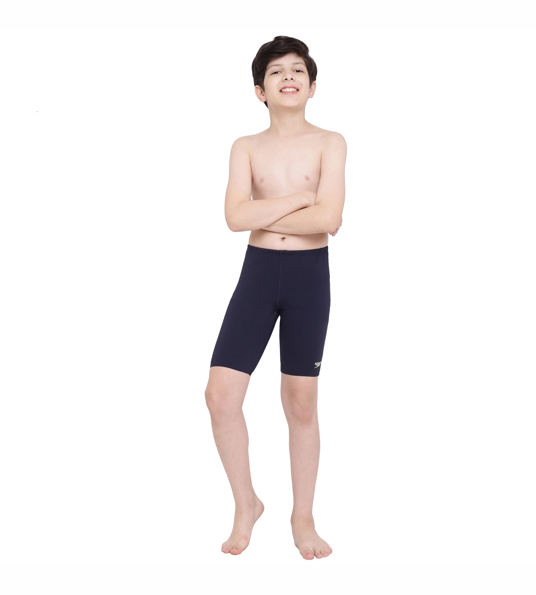 Boy's Essential Endurance+ Jammer - True Navy  &  Spritz