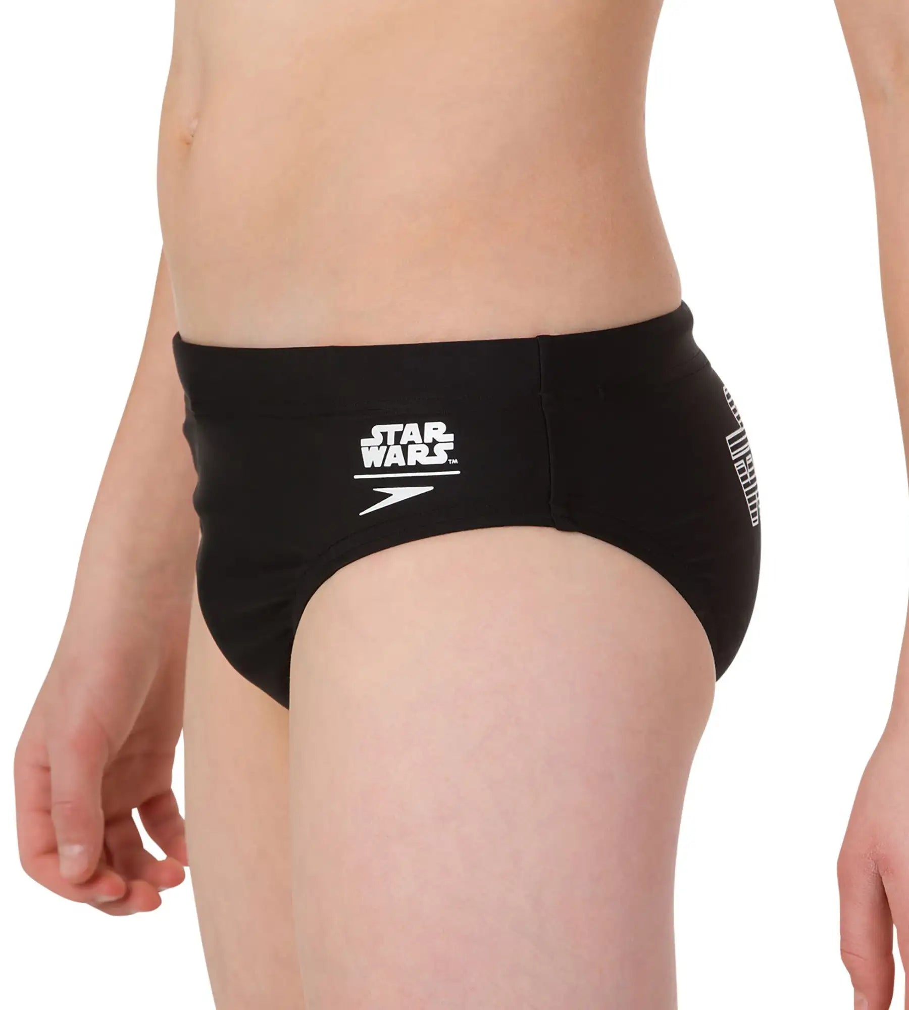 Boy's Star Wars Brief - Trooper Logo Black  &  White