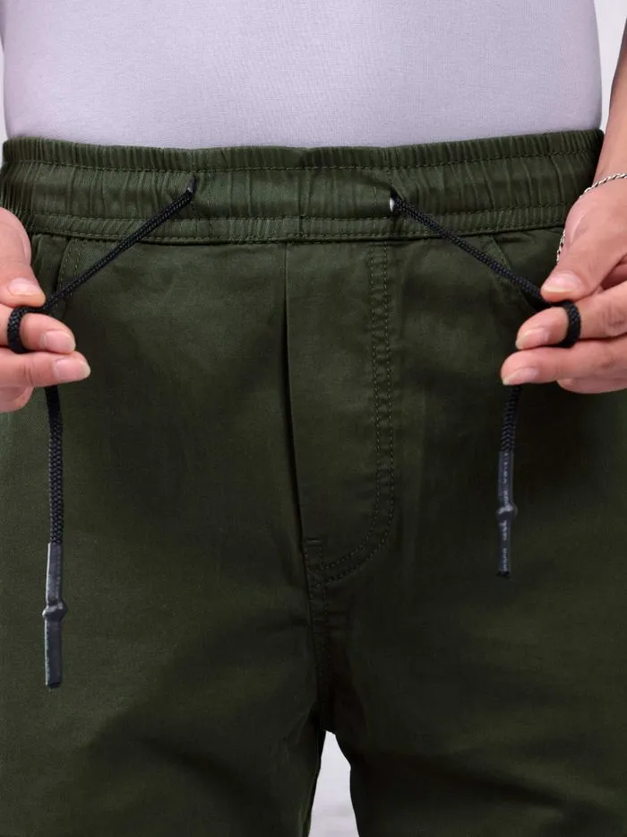 Buy Crocodile Green Utility Cargo Jogger Pants for Men Online in India -Beyoung