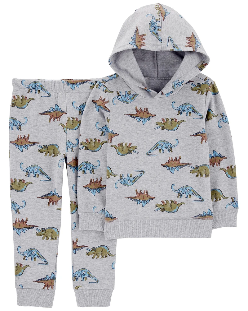 Carter's / OshKosh Toddler 2-Piece Dino Hooded Pullover & Pants Set