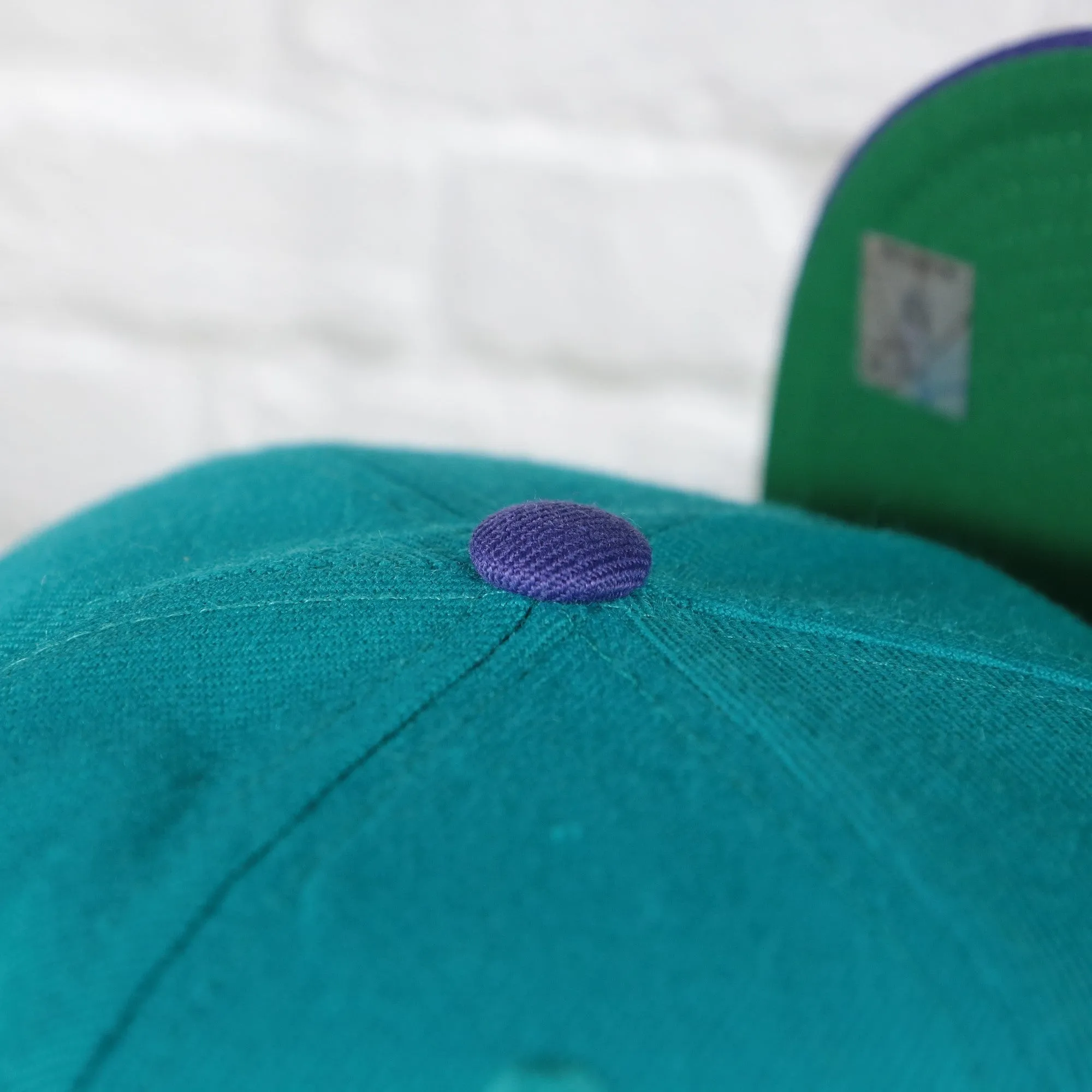 Charlotte Hornets NBA Team 2 Tone 2.0 Green bottom | Teal/Purple Snapback Hat