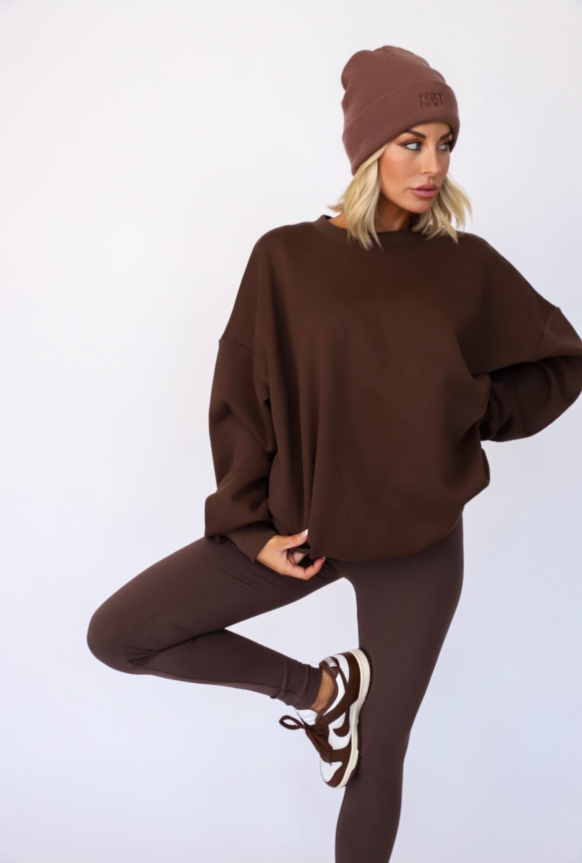 Coffee Run Pant Set Cinnamon