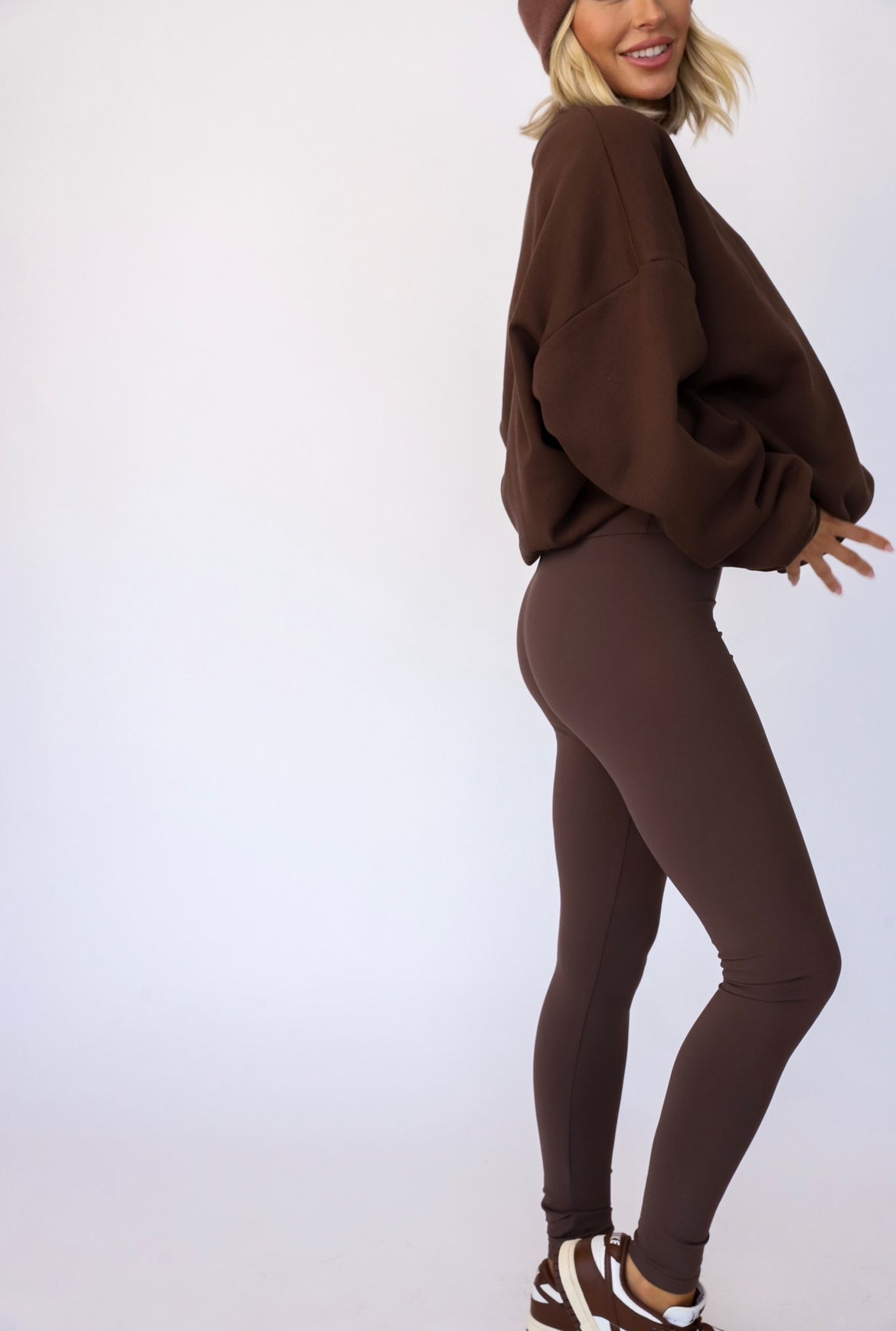 Coffee Run Pant Set Cinnamon