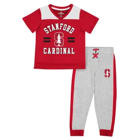 Colosseum Stanford Cardinal Toddler Cardinal/Heather Gray Ka-Boot-It Jersey & Pants Set