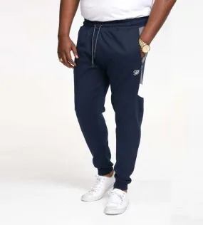 D555 Big Mens Couture Jogger With Cut and Sew Panels (KENNETH)