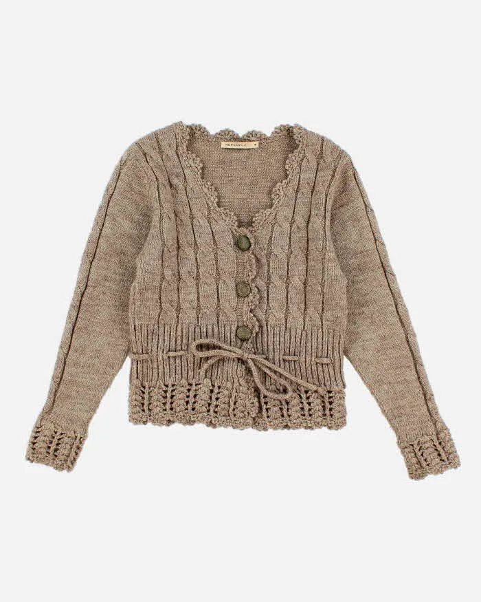 Darling 00s Brown Cardigan - M