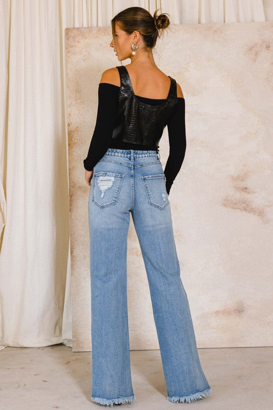 DENIM JOY HIGH RISE JEANS [ONLINE EXCLUSIVE]