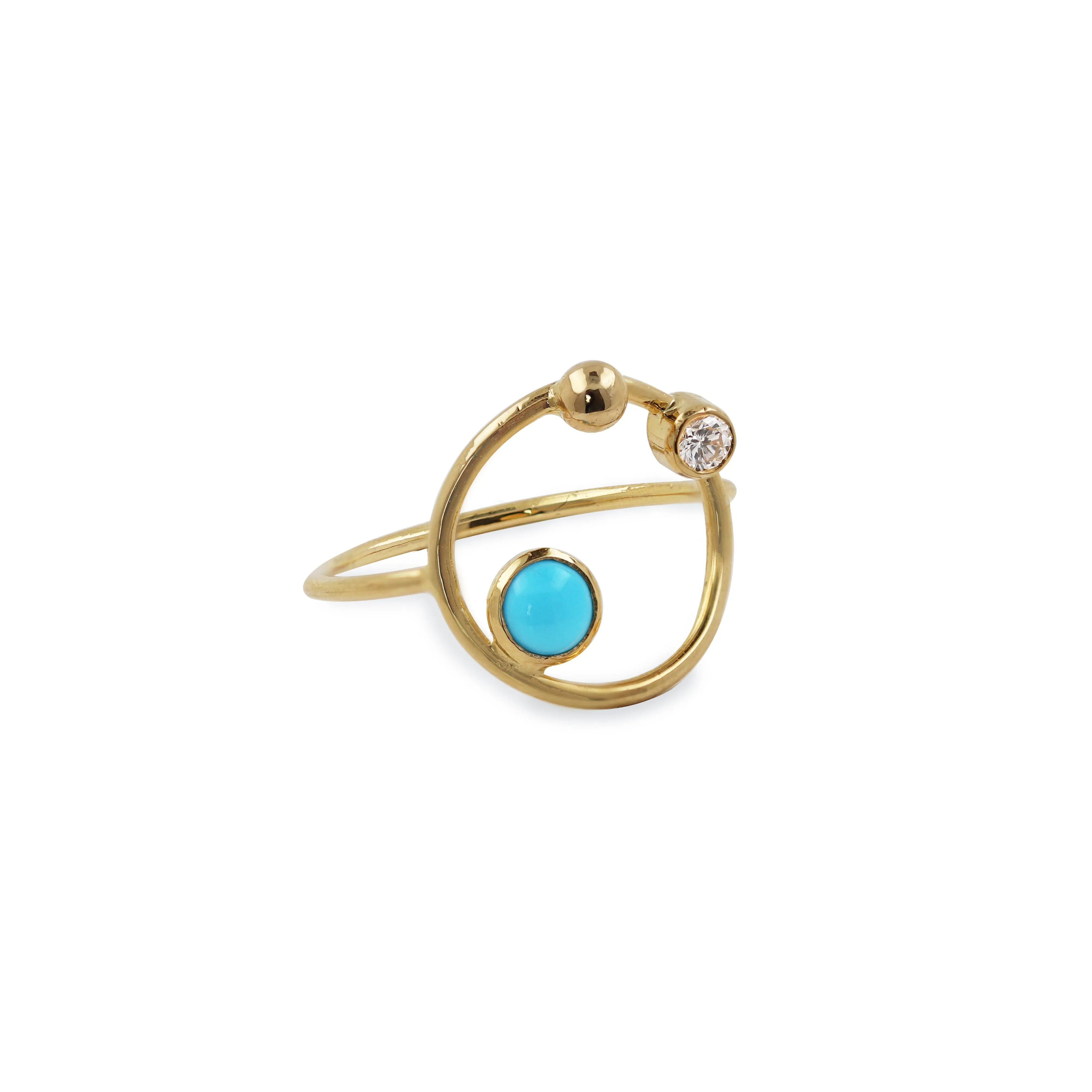 Falak Full Moon Ring