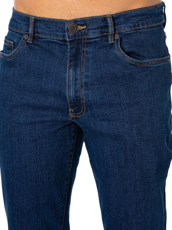 Farah Lawson Stretch Denim Jeans - Denim Blue