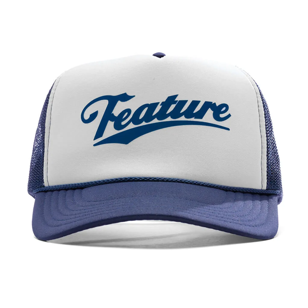 Frew Trucker Hat - Navy/White