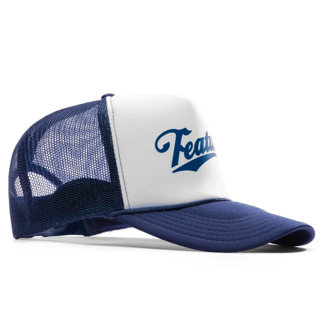 Frew Trucker Hat - Navy/White