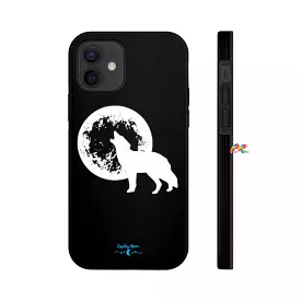 Full Moon and Wolf Tough Phone Cases