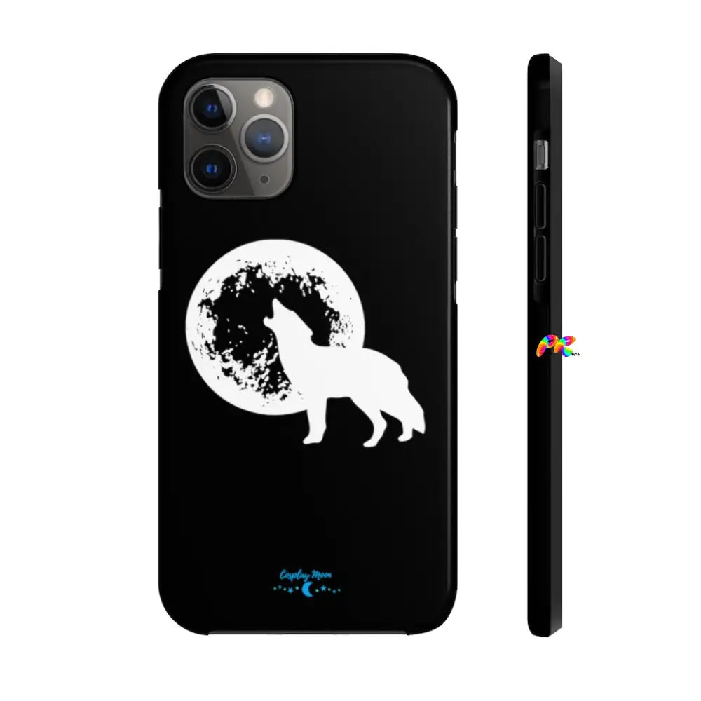 Full Moon and Wolf Tough Phone Cases