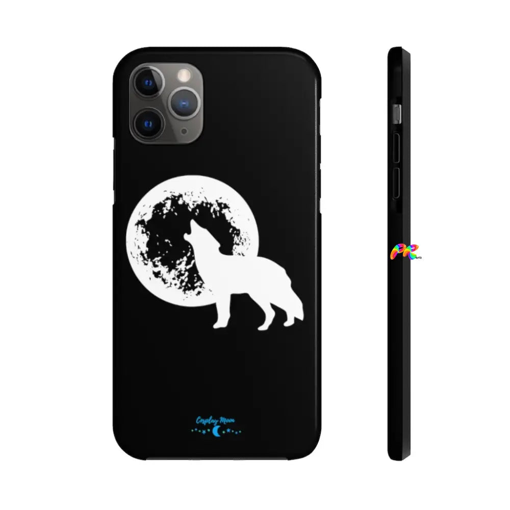 Full Moon and Wolf Tough Phone Cases