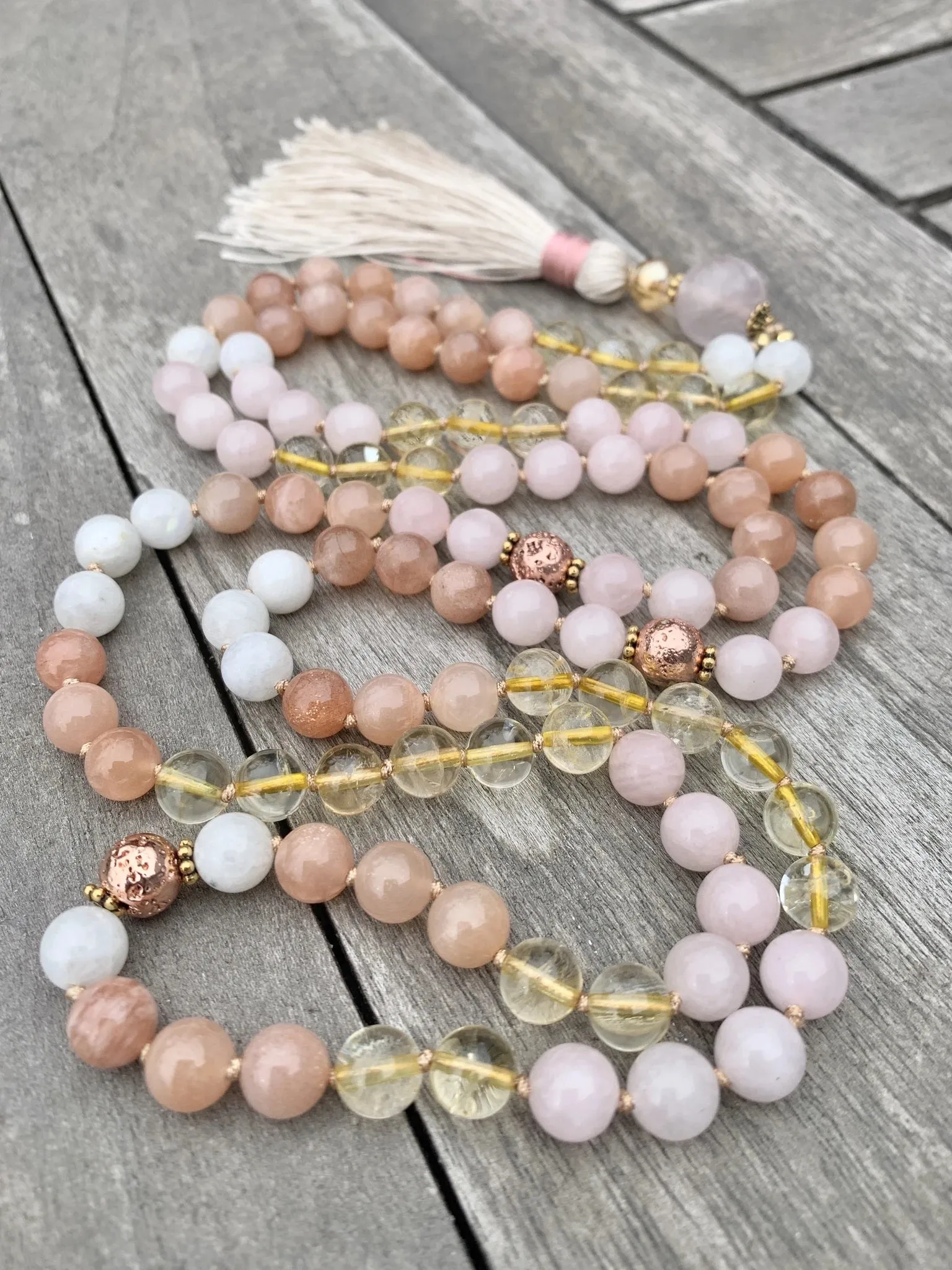 Full Moon Mala Bracelet