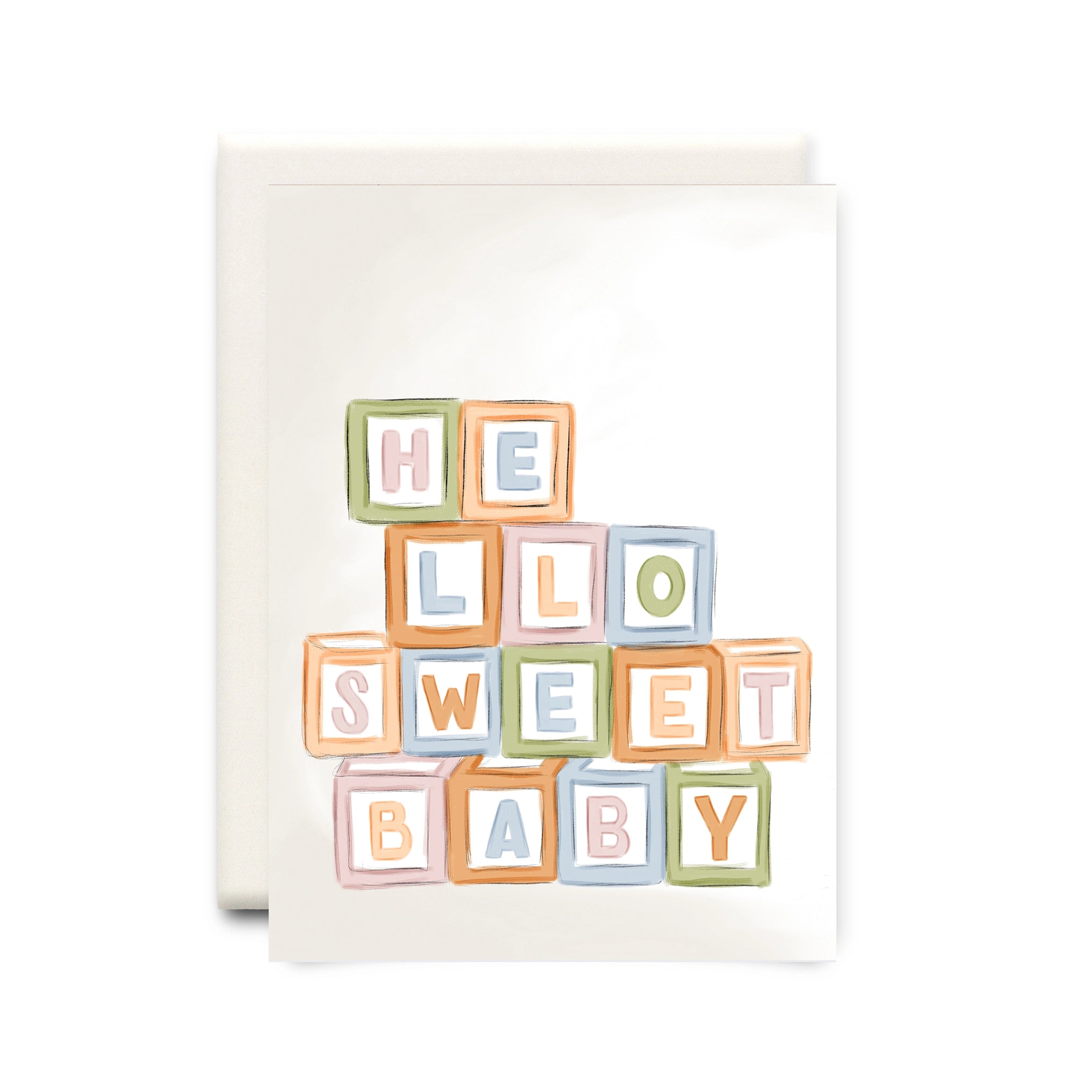 Hello Sweet Baby New Baby Card