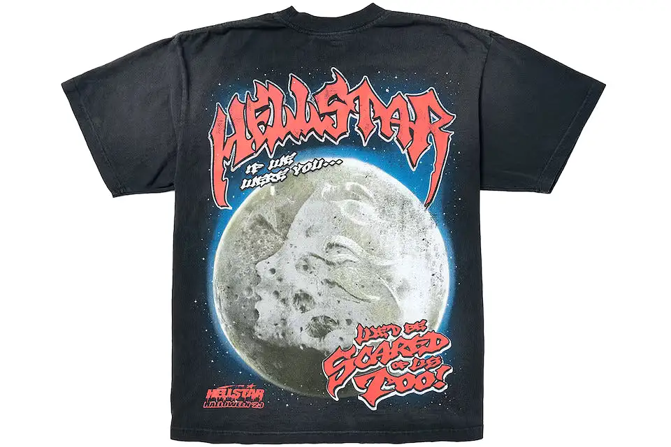 Hellstar Full Moon T-shirt Black